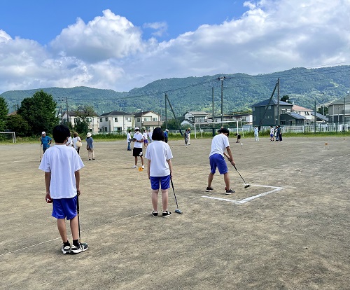 ゲートボール大会の写真