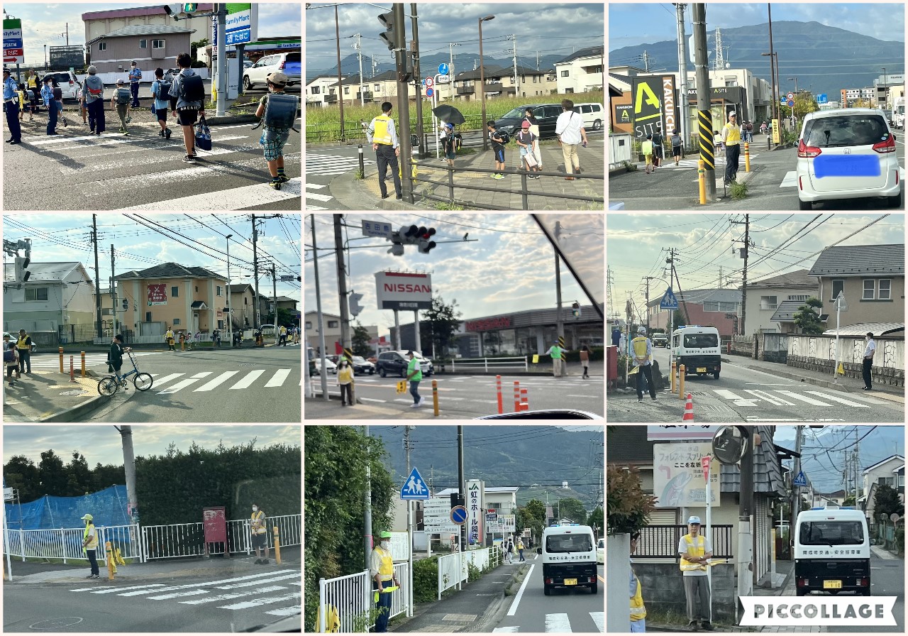 交通安全運動の様子